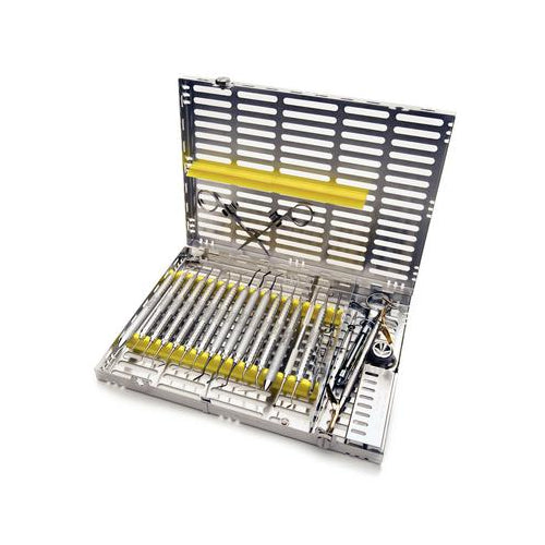 Hu-Friedy IM4165 IMS Signature Series Cassette 16 Instruments Yellow Large Hu-Friedy IM4165 IMS Signature Series Cassette 16 Instruments Yellow Large
